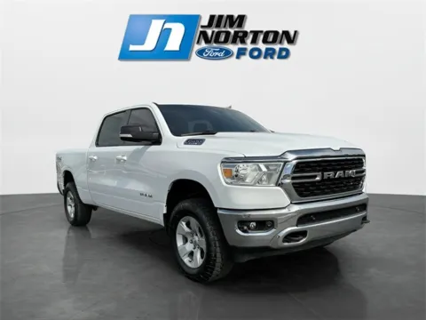 White 2022 Ram 1500 Big Horn/Lone Star for sale in Broken Arrow, OK