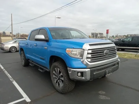 Blue 2021 Toyota Tundra Limited for sale in Broken Arrow, OK
