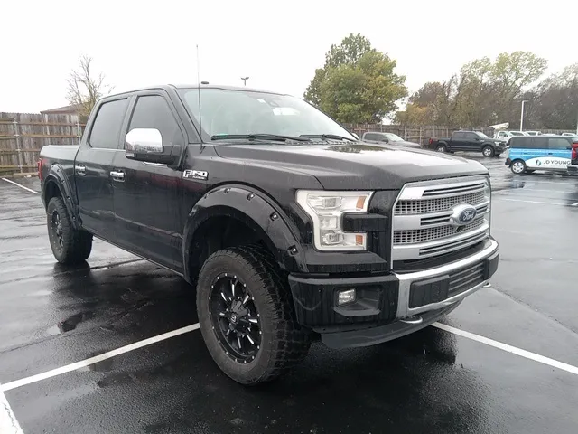 Black 2016 Ford F-150 Platinum for sale in Broken Arrow, OK