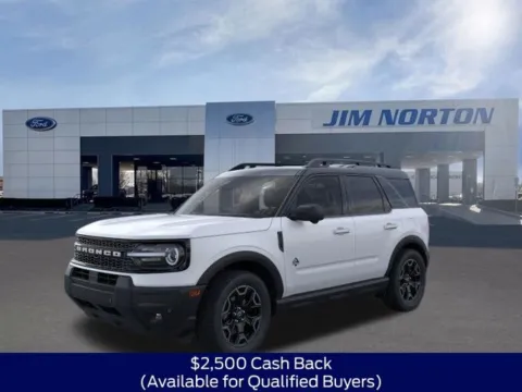 White 2025 Ford Bronco Sport Outer Banks for sale in Broken Arrow, OK