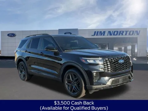 Black 2026 Ford Explorer ST-Line for sale in Broken Arrow, OK