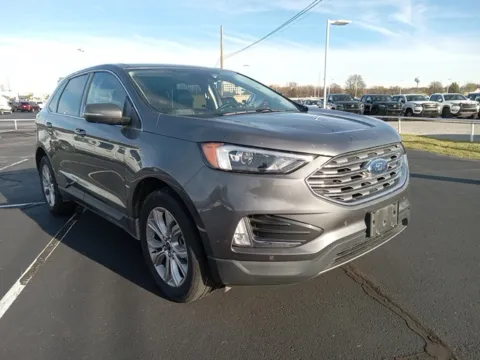 Gray 2024 Ford Edge Titanium for sale in Broken Arrow, OK