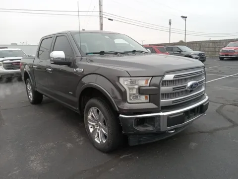 Gray 2015 Ford F-150 Platinum for sale in Broken Arrow, OK