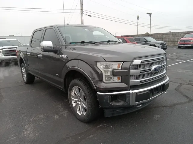 Gray 2015 Ford F-150 Platinum for sale in Broken Arrow, OK
