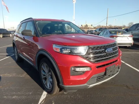 Red 2021 Ford Explorer XLT for sale in Broken Arrow, OK