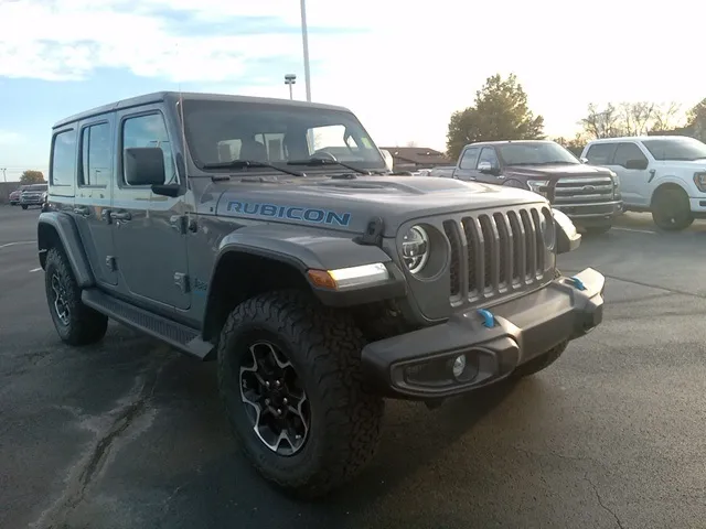 Gray 2021 Jeep Wrangler Unlimited Rubicon 4xe for sale in Broken Arrow, OK