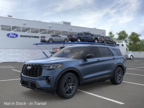 Blue 2026 Ford Explorer ST-Line for sale in Broken Arrow, OK