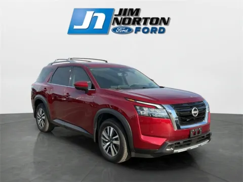 Red 2024 Nissan Pathfinder SL for sale in Broken Arrow, OK