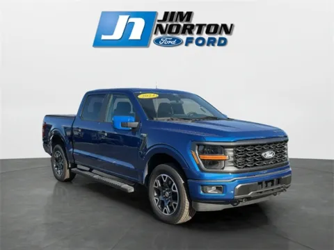 Blue 2024 Ford F-150 STX for sale in Broken Arrow, OK