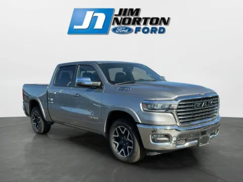 Silver 2025 Ram 1500 Laramie for sale in Broken Arrow, OK
