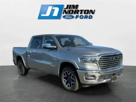 Silver 2025 Ram 1500 Laramie for sale in Broken Arrow, OK