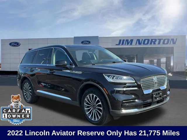 Black 2022 Lincoln Aviator Reserve for sale in Broken Arrow, OK