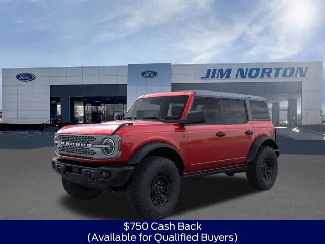 Red 2026 Ford Bronco Badlands for sale in Broken Arrow, OK