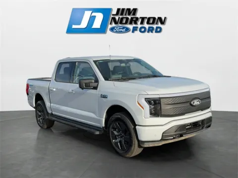 White 2025 Ford F-150 Lightning Flash for sale in Broken Arrow, OK