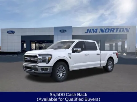 White 2025 Ford F-150 Lariat for sale in Broken Arrow, OK