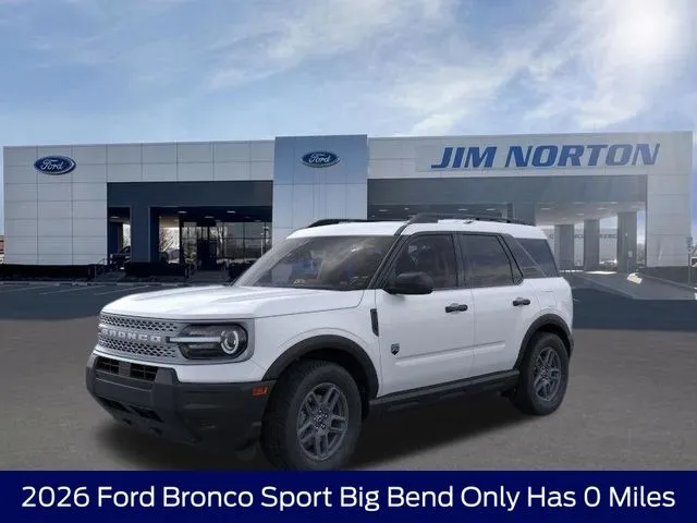 White 2026 Ford Bronco Sport Big Bend for sale in Broken Arrow, OK