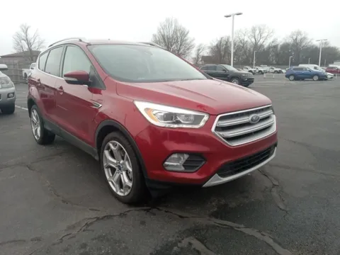 Red 2017 Ford Escape Titanium for sale in Broken Arrow, OK