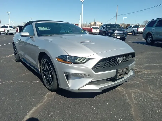 Silver 2018 Ford Mustang EcoBoost Premium for sale in Broken Arrow, OK