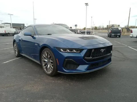 Blue 2024 Ford Mustang GT Premium for sale in Broken Arrow, OK