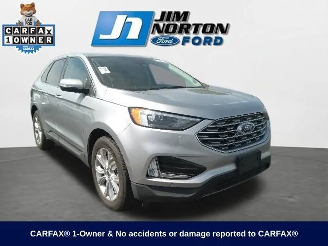 Silver 2024 Ford Edge Titanium for sale in Broken Arrow, OK
