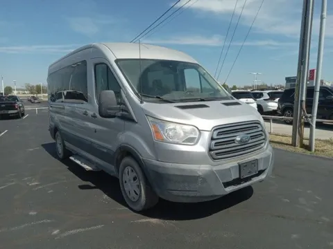 Silver 2018 Ford Transit-350 XLT for sale in Broken Arrow, OK