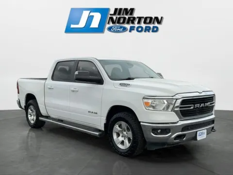 White 2021 Ram 1500 Big Horn/Lone Star for sale in Broken Arrow, OK