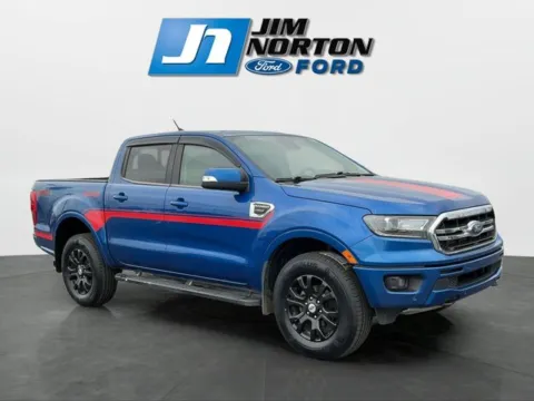 Blue 2020 Ford Ranger Lariat for sale in Broken Arrow, OK