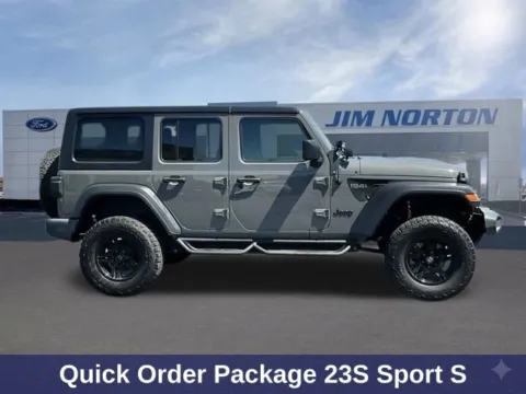 Another view of 2021 Jeep Wrangler Unlimited Sport S for sale in Broken Arrow, OK at Jim Norton Ford