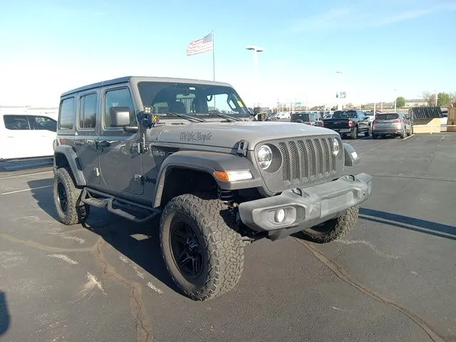 Gray 2021 Jeep Wrangler Unlimited Sport S for sale in Broken Arrow, OK