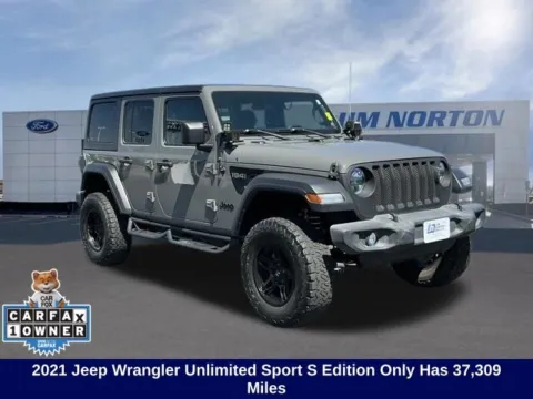 Gray 2021 Jeep Wrangler Unlimited Sport S for sale in Broken Arrow, OK