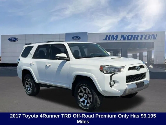 White 2017 Toyota 4Runner TRD Off-Road Premium for sale in Broken Arrow, OK