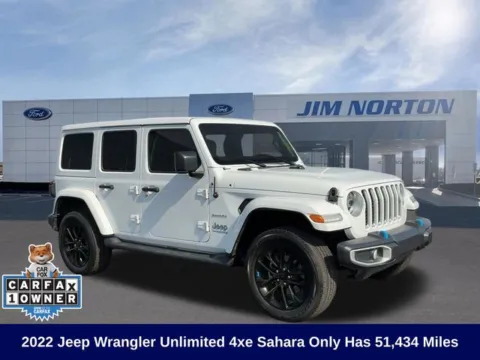 White 2022 Jeep Wrangler Unlimited Sahara 4xe for sale in Broken Arrow, OK