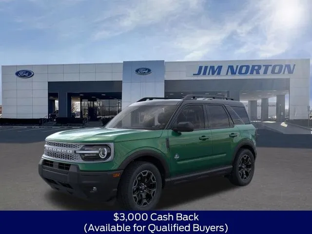 Green 2025 Ford Bronco Sport Outer Banks for sale in Broken Arrow, OK