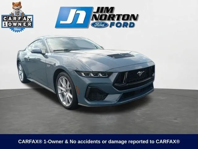 Blue 2024 Ford Mustang GT Premium for sale in Broken Arrow, OK