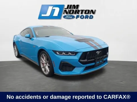 Blue 2024 Ford Mustang GT Premium for sale in Broken Arrow, OK