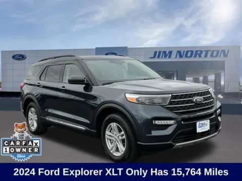 Blue 2024 Ford Explorer XLT for sale in Broken Arrow, OK