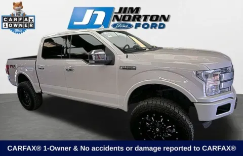 White 2018 Ford F-150 Platinum for sale in Broken Arrow, OK