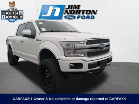 White 2018 Ford F-150 Platinum for sale in Broken Arrow, OK