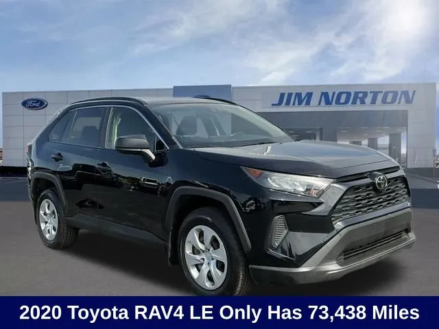 Black 2020 Toyota RAV4 LE for sale in Broken Arrow, OK