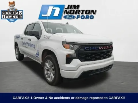 White 2023 Chevrolet Silverado 1500 Custom for sale in Broken Arrow, OK