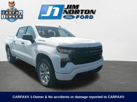 White 2023 Chevrolet Silverado 1500 Custom for sale in Broken Arrow, OK
