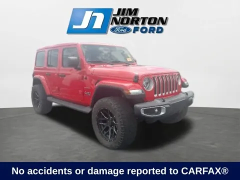 Red 2020 Jeep Wrangler Unlimited Sahara for sale in Broken Arrow, OK