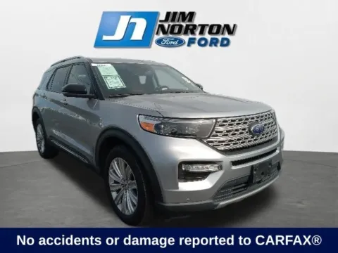 Silver 2022 Ford Explorer Limited for sale in Broken Arrow, OK
