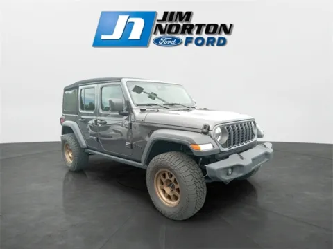Gray 2024 Jeep Wrangler Sport S for sale in Broken Arrow, OK