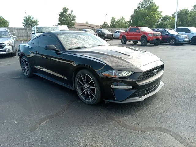 Black 2019 Ford Mustang EcoBoost Premium for sale in Broken Arrow, OK