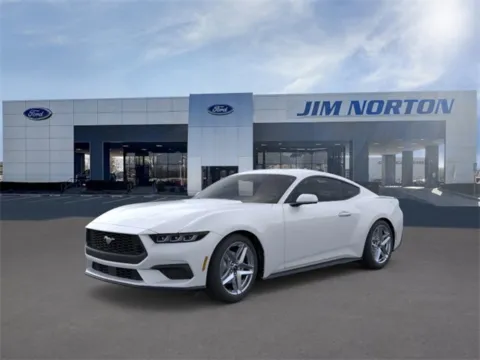 White 2025 Ford Mustang EcoBoost Premium for sale in Broken Arrow, OK
