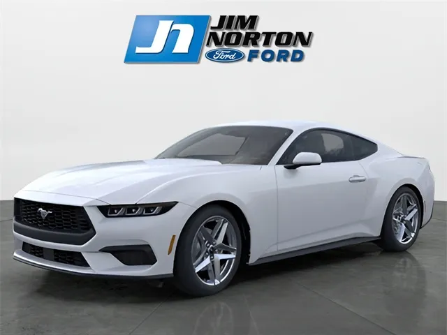 White 2025 Ford Mustang EcoBoost Premium for sale in Broken Arrow, OK