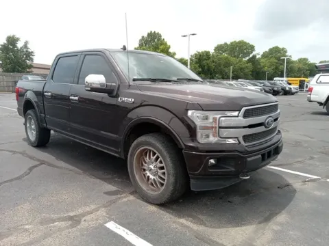 Red 2018 Ford F-150 Platinum for sale in Broken Arrow, OK