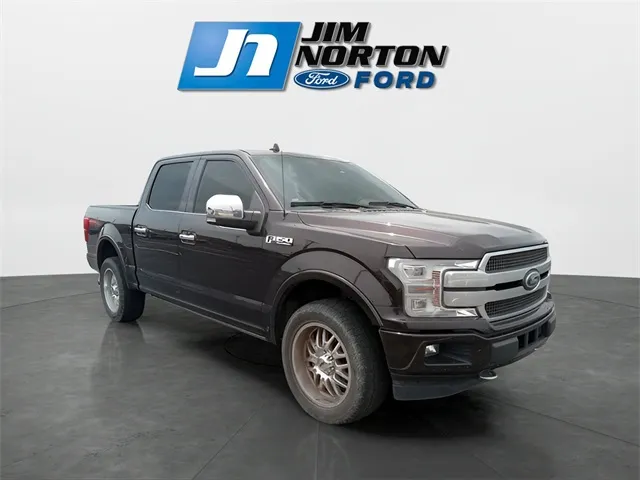Red 2018 Ford F-150 Platinum for sale in Broken Arrow, OK