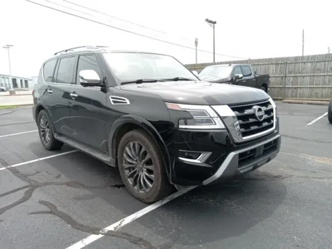 Black 2023 Nissan Armada Platinum for sale in Broken Arrow, OK